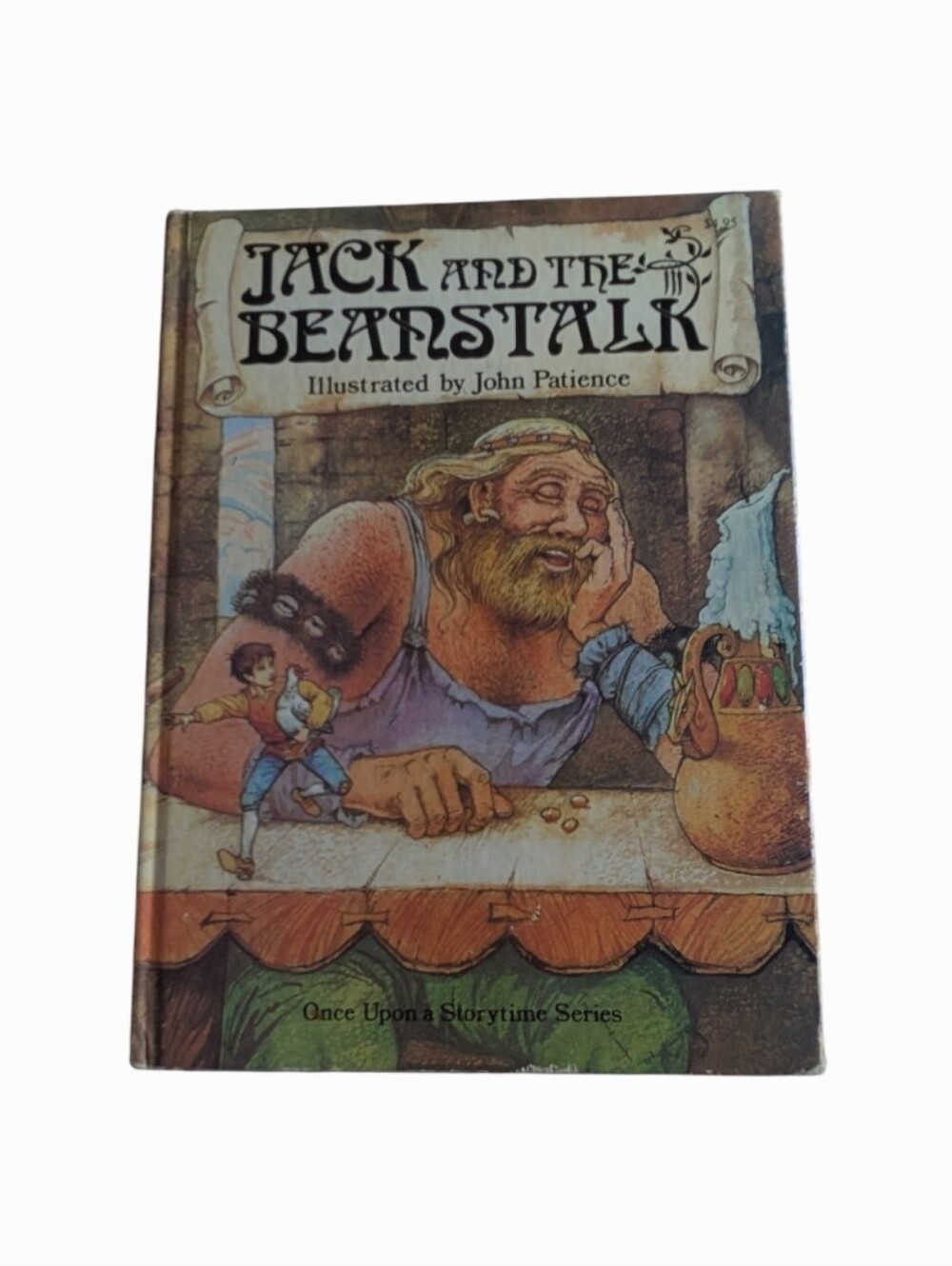Vintage 1983 Jack & The Beanstalk Illustrated By John Patience Children's Books